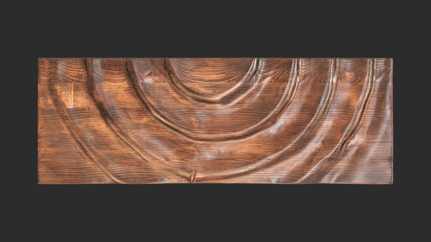 Cabeceros y murales artesanales de madera decoracion boho-chic - mediterraneo-Nature_Vibrant_Kawah