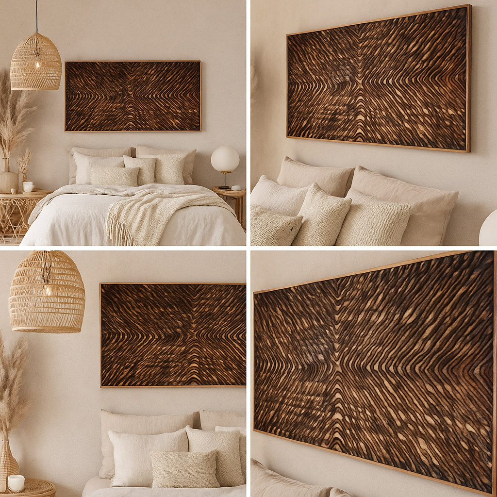 Cabeceros y murales para dormitorios y hogar decoracion boho, boho-chic, mediterraneo, japandi, wabi-sabi. rústico contemporáneo y lujo - SAVAGE - KAWAH-collage