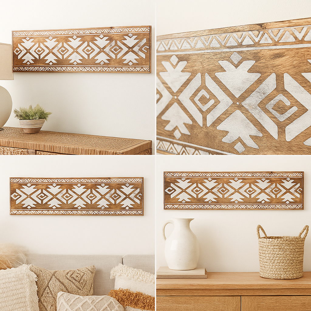 Mural Etnic decoración Boho Chic Luma - Instalado - Kawah