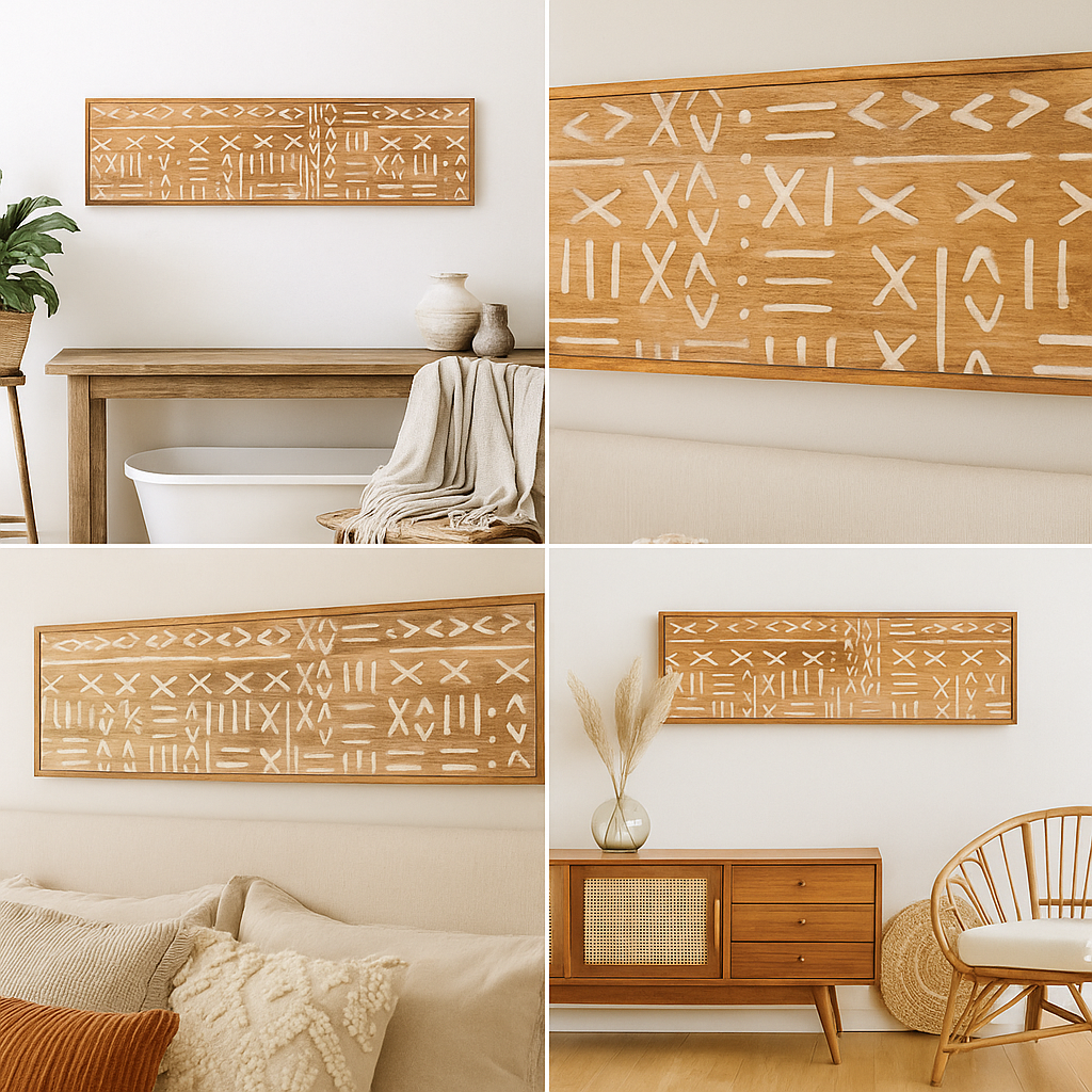 Mural Etnic decoración Boho Chic Sora- -Instalado-Kawah