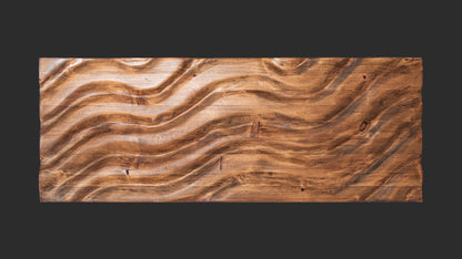 Cabecero o mural de madera decoracion boho chic, mediterraneo- Nature - Kawah