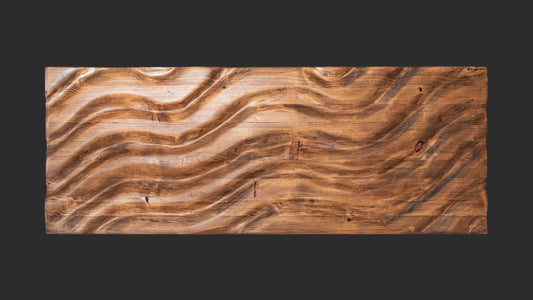 Cabecero o mural de madera decoracion boho chic, mediterraneo- Nature - Kawah